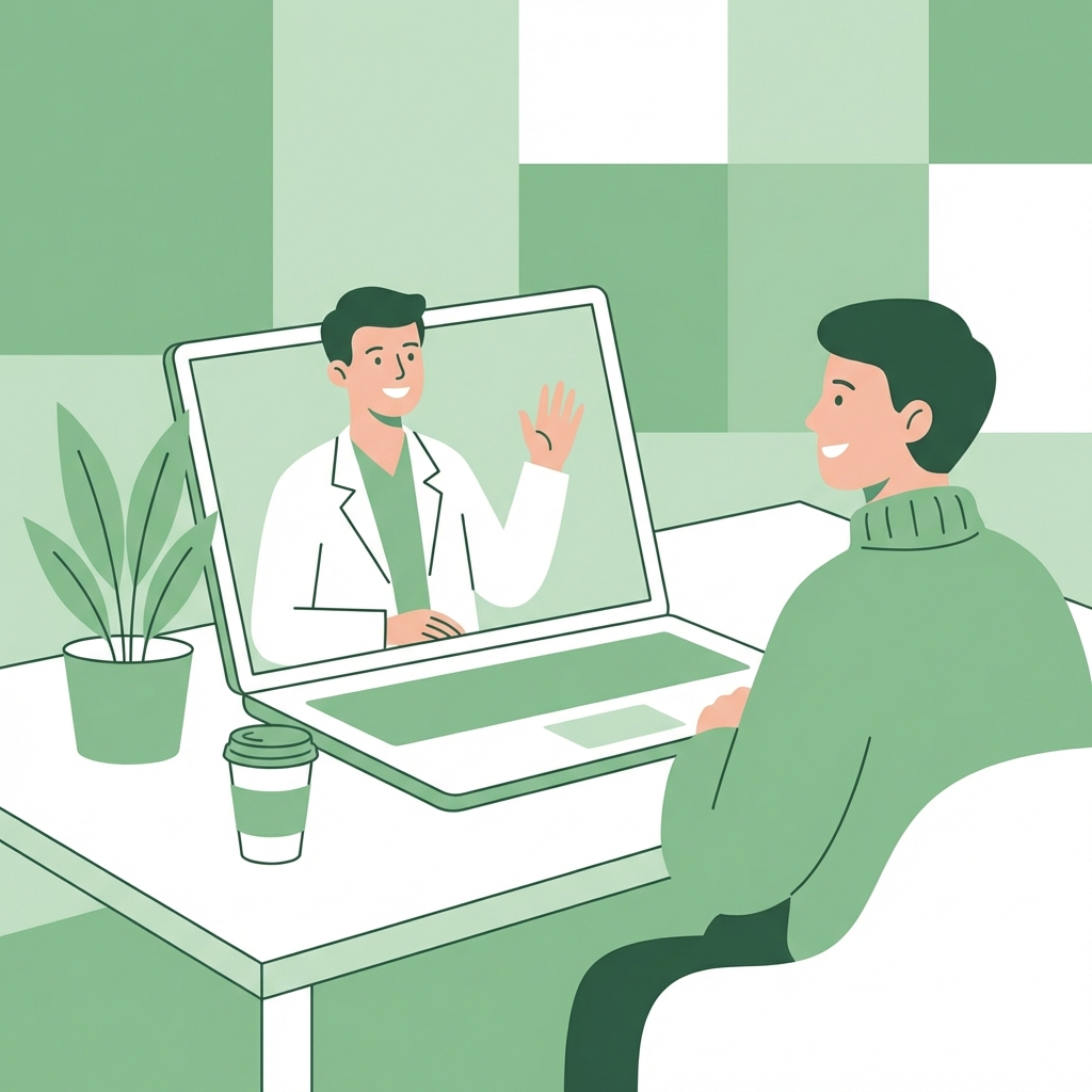 Video consultation with doctor